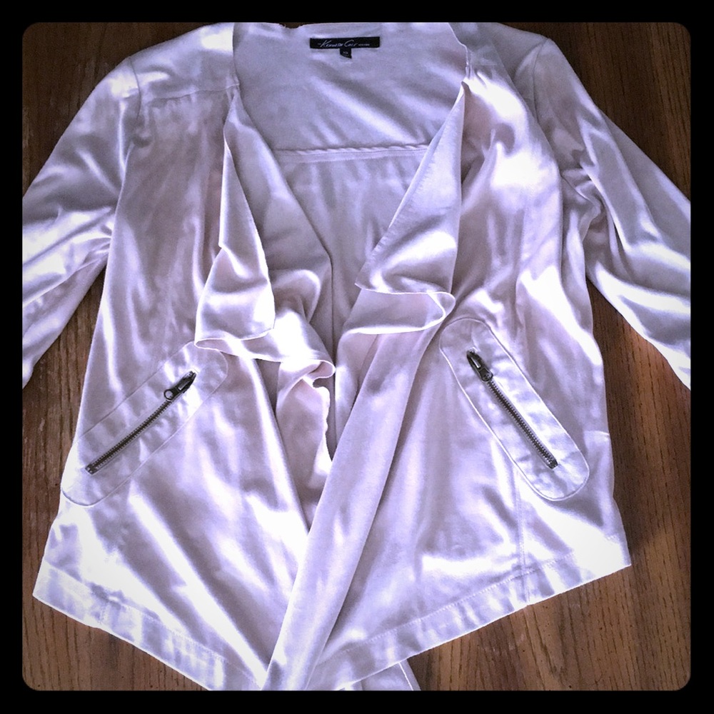 3 for $25 Kenneth Cole Microsuede Draped Jacket XS